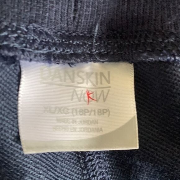 Danskin Now XL/XXL Womens Navy Blue Wide-Leg Lounge Pants With Drawstring Waist - Picture 2 of 7